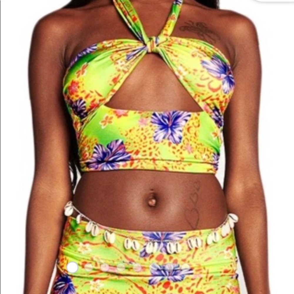 I.AM.GIA Isabella Top - Hawaiian Print